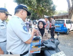 Ops Zebra Candi 2023, Petugas Sosialisasikan Tertib Berlalulitas Dan Tertib Pajak