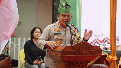 Kapolresta Pekanbaru Diwakili AKBP Hengki Purwanto Bersama Sekdako Resmikan Kampung Bebas Narkoba