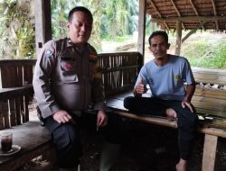 Bhabinkamtibmas Wilayah Polsek Jasinga Polres Bogor giat sambang sampaikan pesan kamtibmas