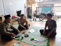 LAKSANAKAN SILAHTURAHMI BHABINKAMTIBMAS WILAYAH HUKUM POLSEK CIAMPEA POLRES BOGOR SAMPAIKAN PESAN KAMTIBMAS DAN AJAK CEGAH TPPO