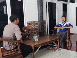 Bhabinkamtibmas Wilayah Hukum Polsek Caringin Polres Bogor Sambangi Warga Sampaikan Pesan Kamtibmas dan Ajak Cegah TPPO
