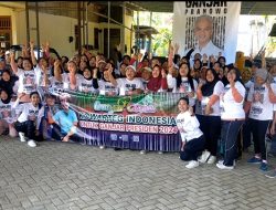 Sosialisasikan Gaya Hidup Sehat,Kowarteg Trenggalek Gelar Senam Bersama Emak – Emak Se Kabupaten Trenggalek