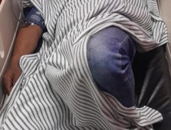 Dua Pengendara Motor Alami Laka Tunggal, Pihak Kepolisian Gelar Olah TKP