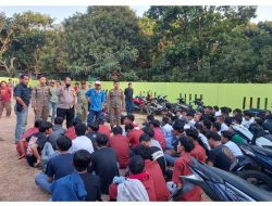 Pihak Kepolisian Polsek Cileungsi Polres Bogor, Amankan 81 Pelajar Yang Terlibat Dalam Aksi Tawuran