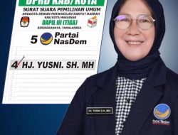 Hj. Yusni, S.H., M.H, Nomor Urut 4 (4ppaka baji) Fraksi Partai Nasdem Bakal Calon Legislatif