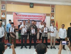 Tahapan Pilkades Serentak 13 Desa Di kabupaten Purwakarta Sudah Mulai Pembagian No Urut Calon