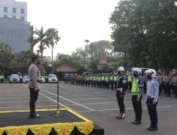 Apel Gelar Pasukan Operasi Zebra Jaya 2023, Polres Metro Tangerang Kota Tekankan Penegakan Hukum Humanis