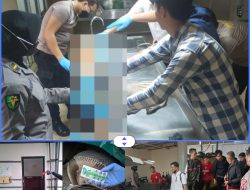 Polisi Olah TKP, Penemuan Mayat Seorang Pria Dalam Kamar Mandi di Komplek Pergudangan PT.Fast Food Indonesia