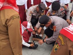 Polsek Perhentian Raja Gelar Police Goes To School di SDN 001