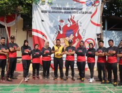 Sat Res Narkoba Tangerang Kota Gelar Senam dan Gerak Jalan Bersama Warga Kampung Tangguh Jaya Bebas Narkoba