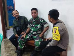 Giat Sinergitas TNI-POLRI Desa Ciherang Pondok Wilayah Hukum Polsek Caringin Sambang Warga Binaan Dan Ajak Jaga Kamtibmas Dan Cegah TPPO