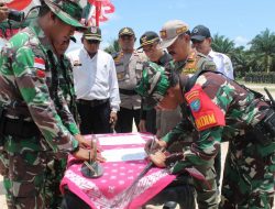 TMMD Retas ke 118 Di Desa Kunyil Resmi Di buka Oleh Wakil Bupati Sanggau