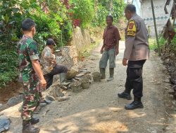 Sinergitas TNI-POLRI Desa Curugbitung Wilayah Hukum Polsek Nanggung Lakukan Sambang Dan Dialogis Warga Binaan Dan Ajak Cegah TPPO