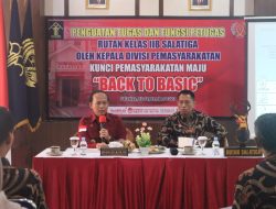Sambangi Rutan Salatiga, Kadiv PAS Kemenkumham Jateng Berikan Pesan Penting Kunci Pemasyarakatan Maju