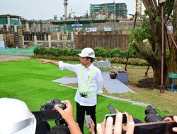 Tinjau Pembangunan Istana Presiden di IKN, Presiden: Masih Sesuai Target