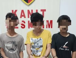 Polsek Perhentian Raja Tangkap 3 Pelaku Kasus Narkoba