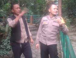 Bhabinkamtibmas Wilayah Hukum Polsek Megamendung Giat Sambang Kepada Pengelola Objek Wisata Curug Cilember
