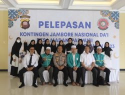 Polda Kalbar Laksanakan Kegiatan Pelepasan Kontigen Jambore Nasional Da’i Desa Madani Parmusi Kalbar Tahun 2023