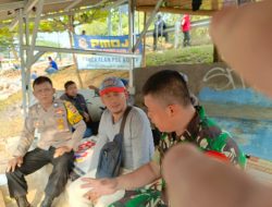 Sinergitas TNI – Polri Wilayah Hukum Polsek Megamendung Berikan Edukasi Dialog Kamtibmas dan Ajak Jaga Kamtibmas Serta Cegah TPPO