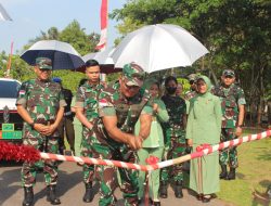 Kunjungi Kodim 1206/Psb, Pesan Pangdam XII/Tpr Rebut dan Menangkan Hati Rakyat