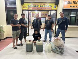 Terekam CCTV Maling Pertalite dan Jaring Ikan, Pelaku Diciduk Polsek Bangko 