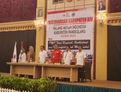 Hasil Musyawarah Kabupaten Gunawan Kembali Terpilih menjadi Ketua PMI Kabupaten Pandeglang
