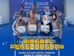 Direktorat Lalu Lintas Polda Riau Gelar Syukuran Hari Lalu Lintas Bhayangkara Ke-68