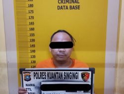 Satreskrim Polres Kuansing Amankan Pelaku Tindak Pidana Persetubuhan Anak Di Bawah Umur