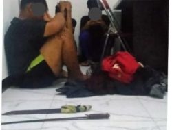 Dalam Kegiatan Patroli Malam Polsek Sukaraja Amankan 4 Orang Remaja Yang Akan Gelar Aksi Tawuran