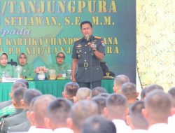Beri Arahan di Rindam XII/Tpr, Pesan Pangdam Tanjungpura Latih dan Didik Siswa Maupun Prajurit Dengan Hati