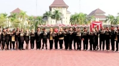 Dandim 0509 Bersama Forkompinda Kabupaten Bekasi Gelar Upacara Hari Olahraga Nasional
