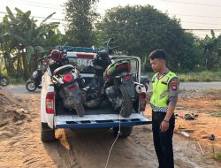 Tragis Lakalantas Yang Terjadi di Jalan Raya Perdamaian Sungai Kakap, Renggut Dua Nyawa
