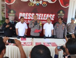 Polres Pasuruan Gelar Press Release Hasil Operasi Tumpas Narkoba Semeru 2023 Dan Curas Di Purwodadi