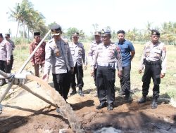 Polres Situbondo Bangun Sumur Bor Untuk Warga Banyuputih Atasi Dampak El Nino