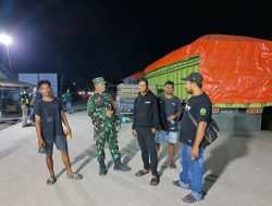 Sertu Abdul Aziz Babinsa Tanjung Redeb Pantau Pelabuhan Alternatif Singkuang – Limunjan