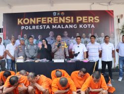 Polresta Malang Kota Ungkap Peredaran Narkoba Berhasil Amankan 26 Tersangka
