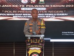 Gelar Syukuran Hari Jadi ke-75 Polwan RI Tahun 2023,Ini Pesan dan Arahan Kapolres Melawi