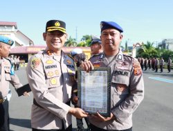 Puluhan Personel Terbaik Polres Lhokseumawe Diganjar Penghargaan