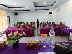 Danramil 1015-03/MB Ketapang Hadiri Pencanangan Desa Cantik Di Wilayah Binaan