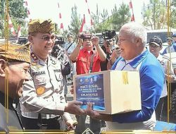 Korlantas Polri Gelar Apel Keselamatan dan Bakti Sosial di Bromo Tengger Semeru
