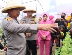 Kapolda Jatim Resmikan Kebun Ketahanan Pangan di Polres Blitar