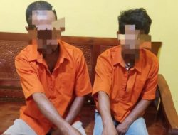 Polsek Kampar Kiri Tangkap Dua Pelaku Narkoba di Desa Kuntu Darussalam