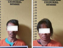 Suami Isteri Bantu Edar Sekaligus Konsumsi Sabu, Digrebek Polsek Bagan Sinembah