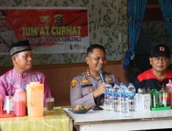 Polres Kuansing Gelar Jumat Curhat, Ajak Warga Kecamatan Pucuk Rantau Berkontribusi Dalam Pencegahan Karhutla
