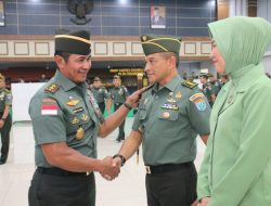 Pangdam XII/Tpr Terima Laporan Korps Kenaikan Pangkat Perwira Periode 1 Oktober