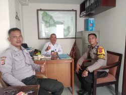 Bhabinkamtibmas Wilayah Hukum Polsek Babakan Madang Sambangi Pam Swakarsa dan Sampaikan Pesan Kamtibmas dan Ajak Cegah TPPO