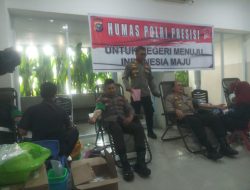 Sambut Hari Jadi Humas Polri ke 72, Polda Riau Gelar Donor Darah