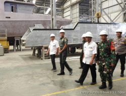 Kunjungan Kerja Dandim Tinjau Perusahaan Pembuatan Galangan Kapal