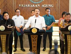 Jaksa Agung dan Menteri BUMN Sampaikan Perkembangan Perkara Dugaan Korupsi Dana Pensiun di Kementerian BUMN