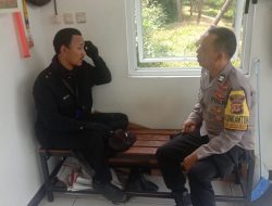 Bhabinkamtibmas Wilayah Hukum Polsek Megamendung Sambang Security Cimory 5 Monitoring Wilayah dan Ajak Jaga Kamtibmas dan cegah TPPO